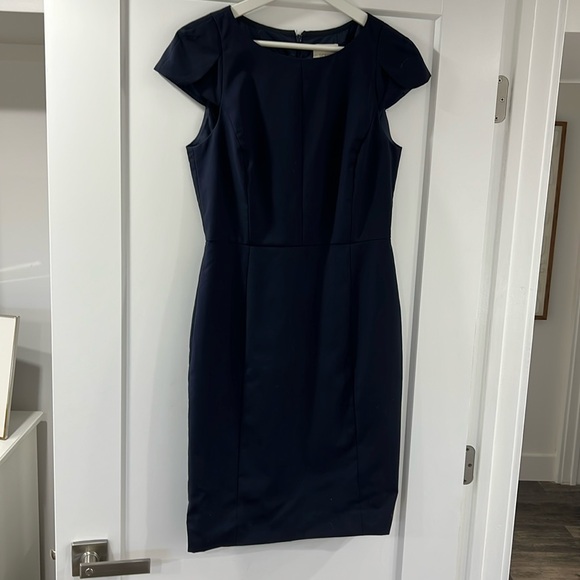 J.Crew Suit Dress Navy Blue - Picture 1 of 3